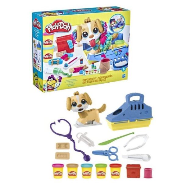 WebShopSynch-M2E2T2v2J2v2D2d2M2hrD2M2J4c010y0TuJryrhrA2T010h7D0e2MrJuE0c0T7h9-play-doh-sada-veterinar-hasbro-f3639.jpg HASBRO PLAY-DOH Malý veterinář kreativní set pejsek s modelínou 284g