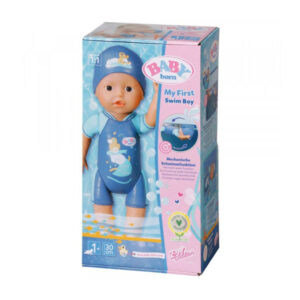 ZAPF BABY BORN Panenka plaváček chlapeček - plave