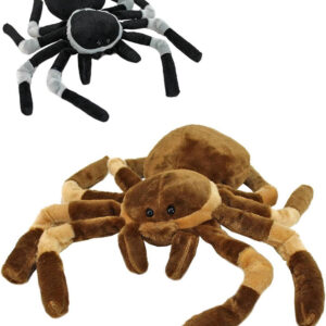 Plyšový pavouk 27cm tarantule - hnědá