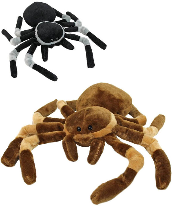 Plyšový pavouk 27cm tarantule - hnědá