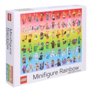 Chronicle Books Puzzle LEGO  Duhové minifigurky 1000 dílků