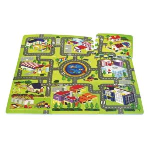 Bloky měkké - Město 9 ks 32x32 cm