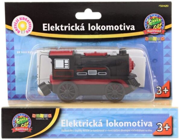 Elektrická lokomotiva - černá